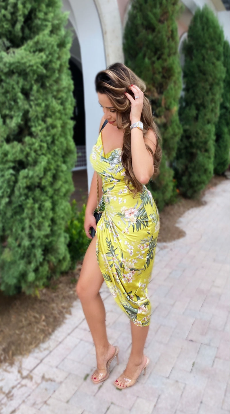 Lia Midi Satin Dress Lia Midi Satin Dress