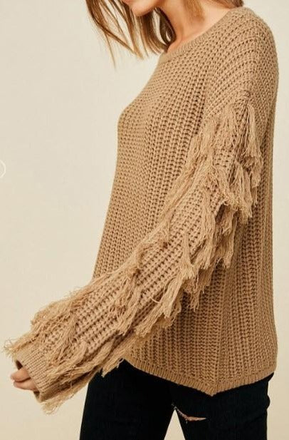 Fringe sweater